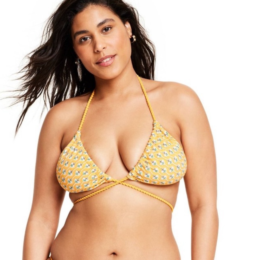 RHODE Yellow Floral Bikini - Picture 3 of 6
